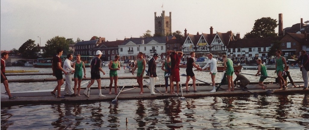 Henley Royal Regatta - After the rerow of the Ladies Plate final. Photo: Ian Volans