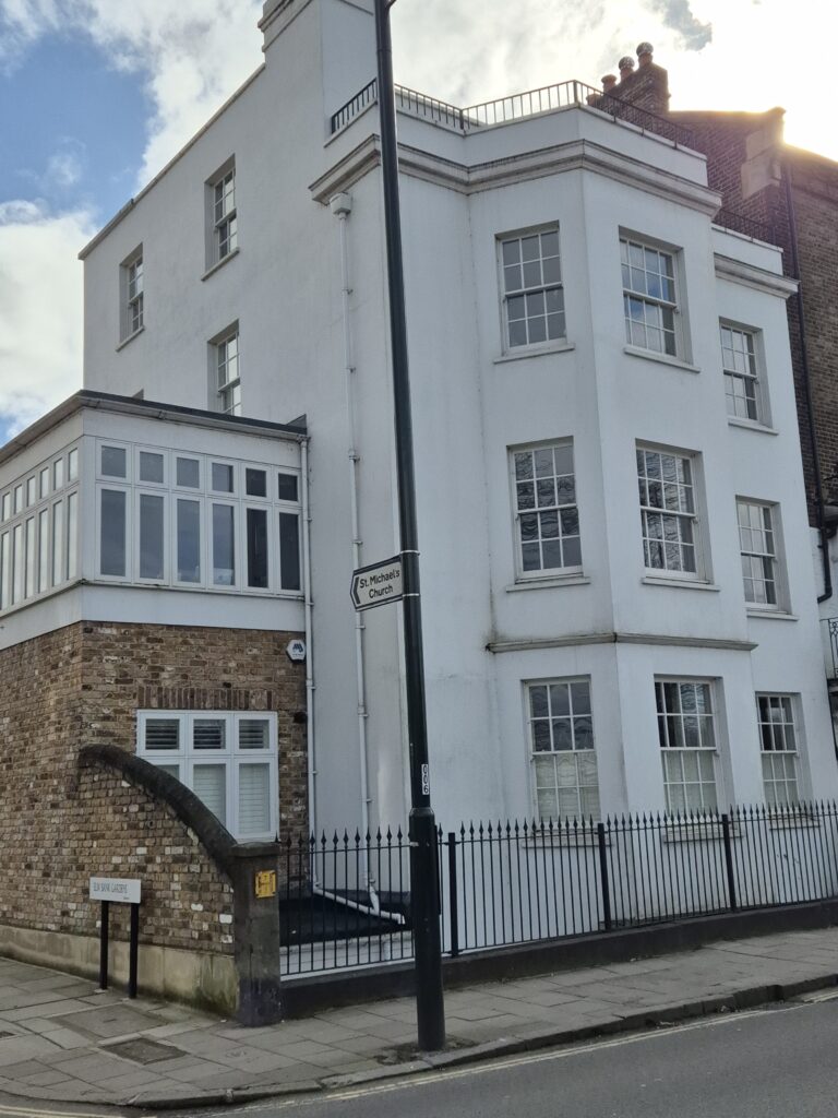26 The Terrace, Barnes: former residence of Ebenezer Cobb Morley