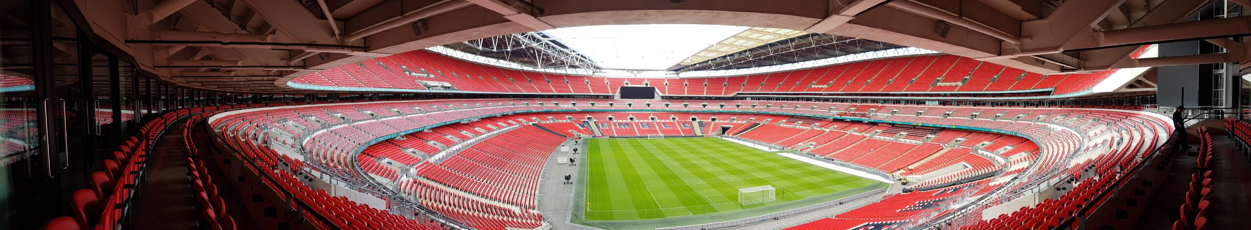 View from inside Wembley Stadium